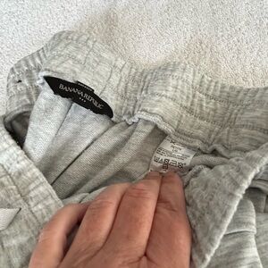 Womens Xl grey Banana Republic lounge pants